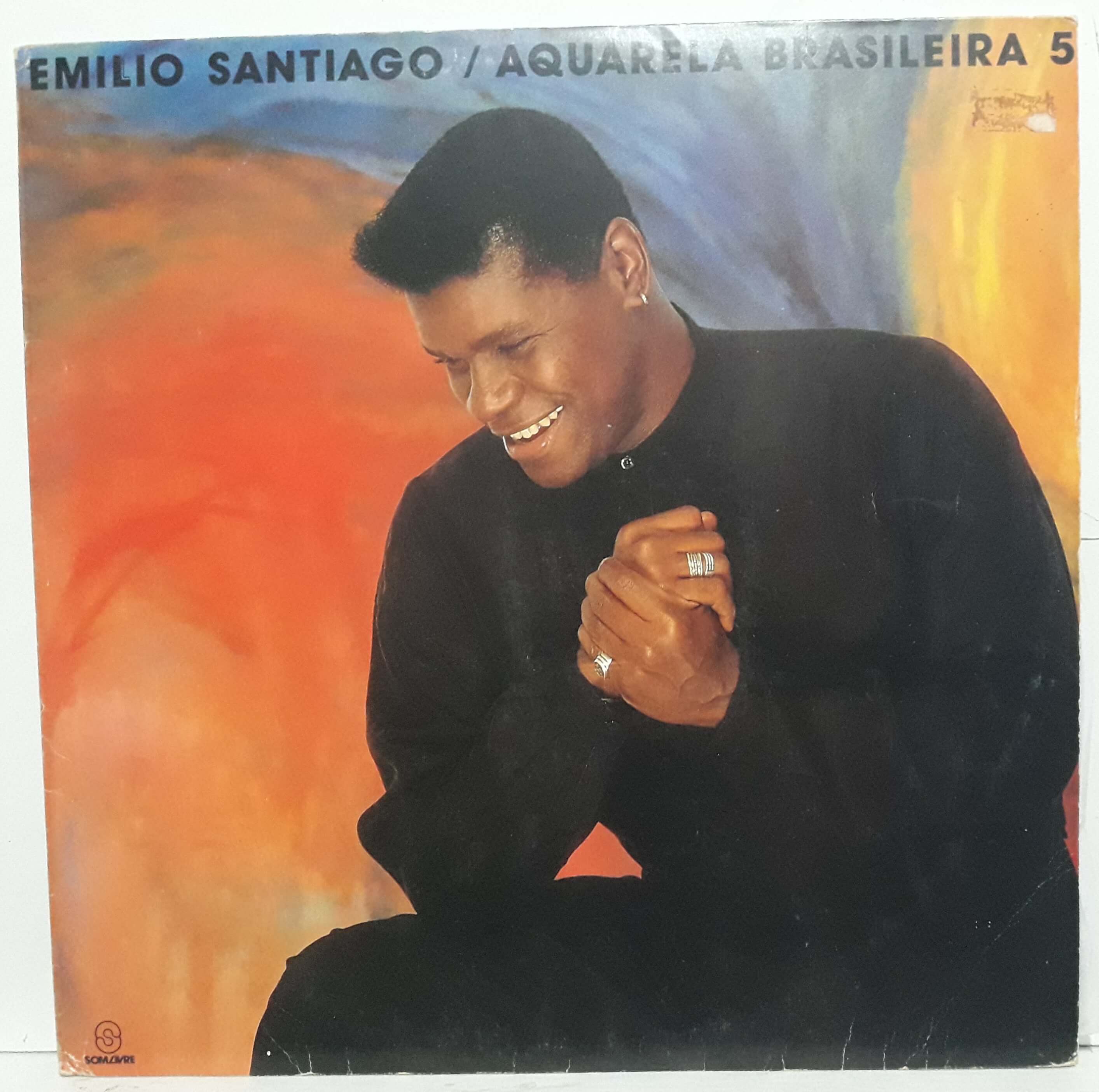 Emilio Santiago Aquarela Brasileira 5 1992 Som Livre D Vinil Loja Especializada Em