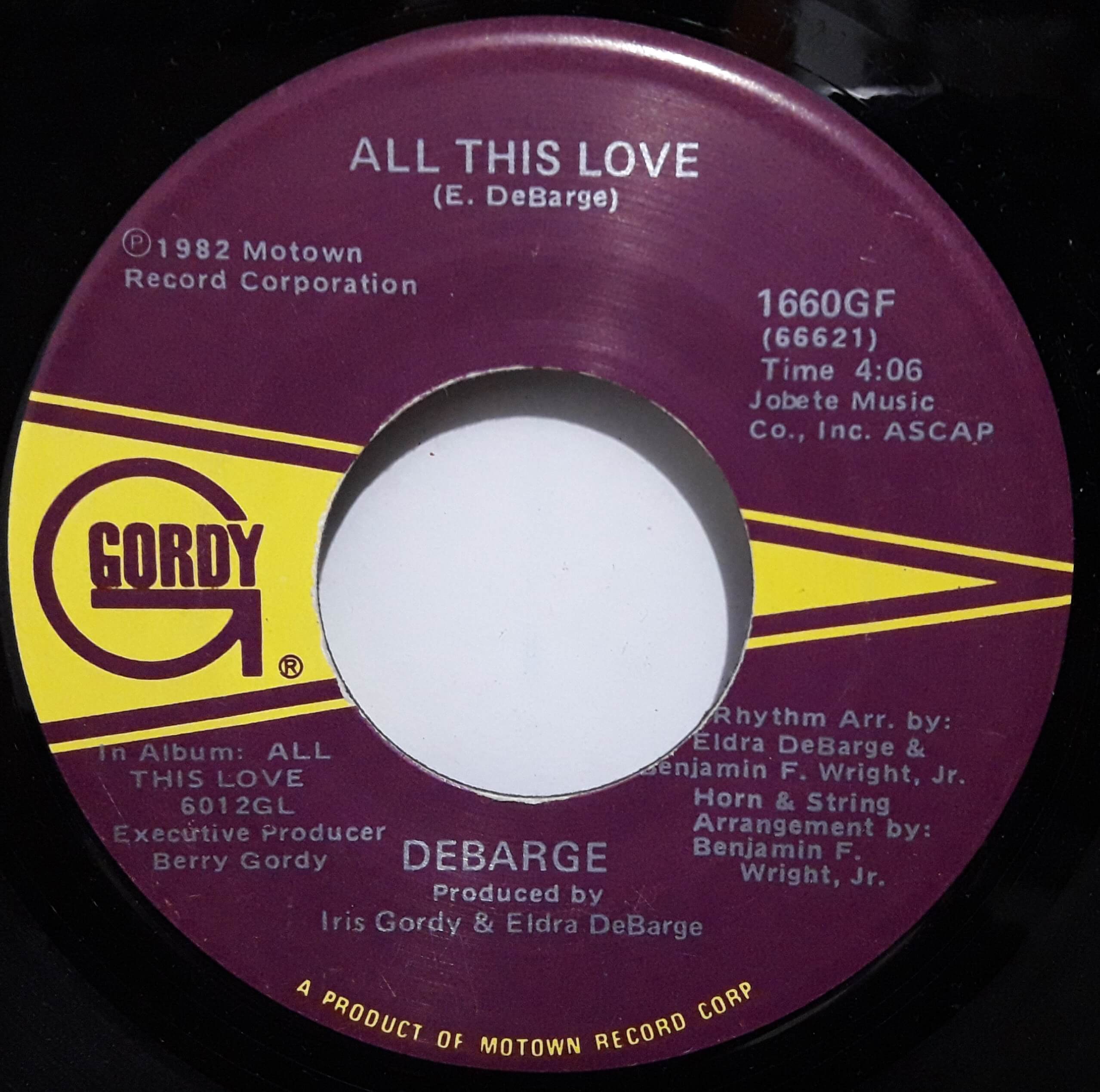 ALL THIS LOVE (TRADUÇÃO) - Debarge 