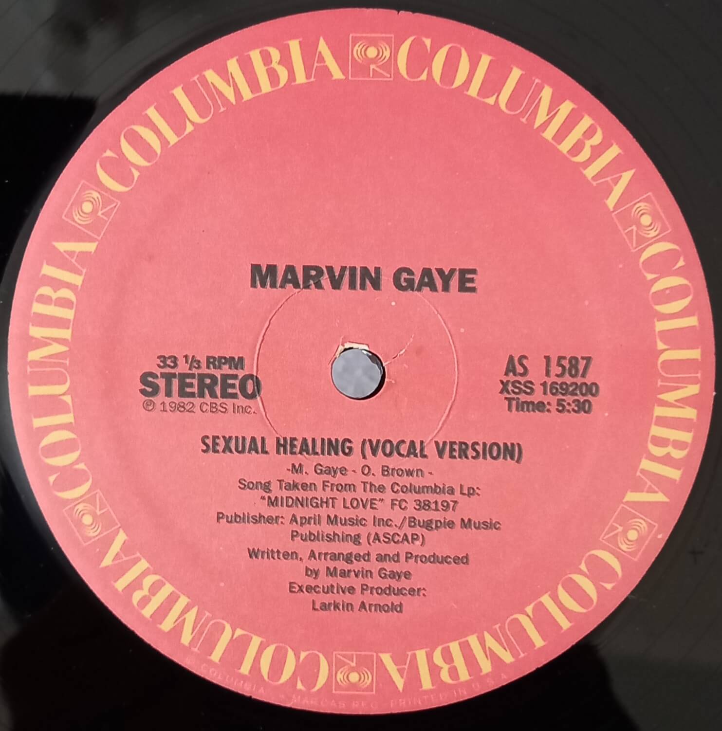 MARVIN GAYE - SEXUAL HEALING - 1982 - COLUMBIA ( REEDIÇÃO ) - D vinil