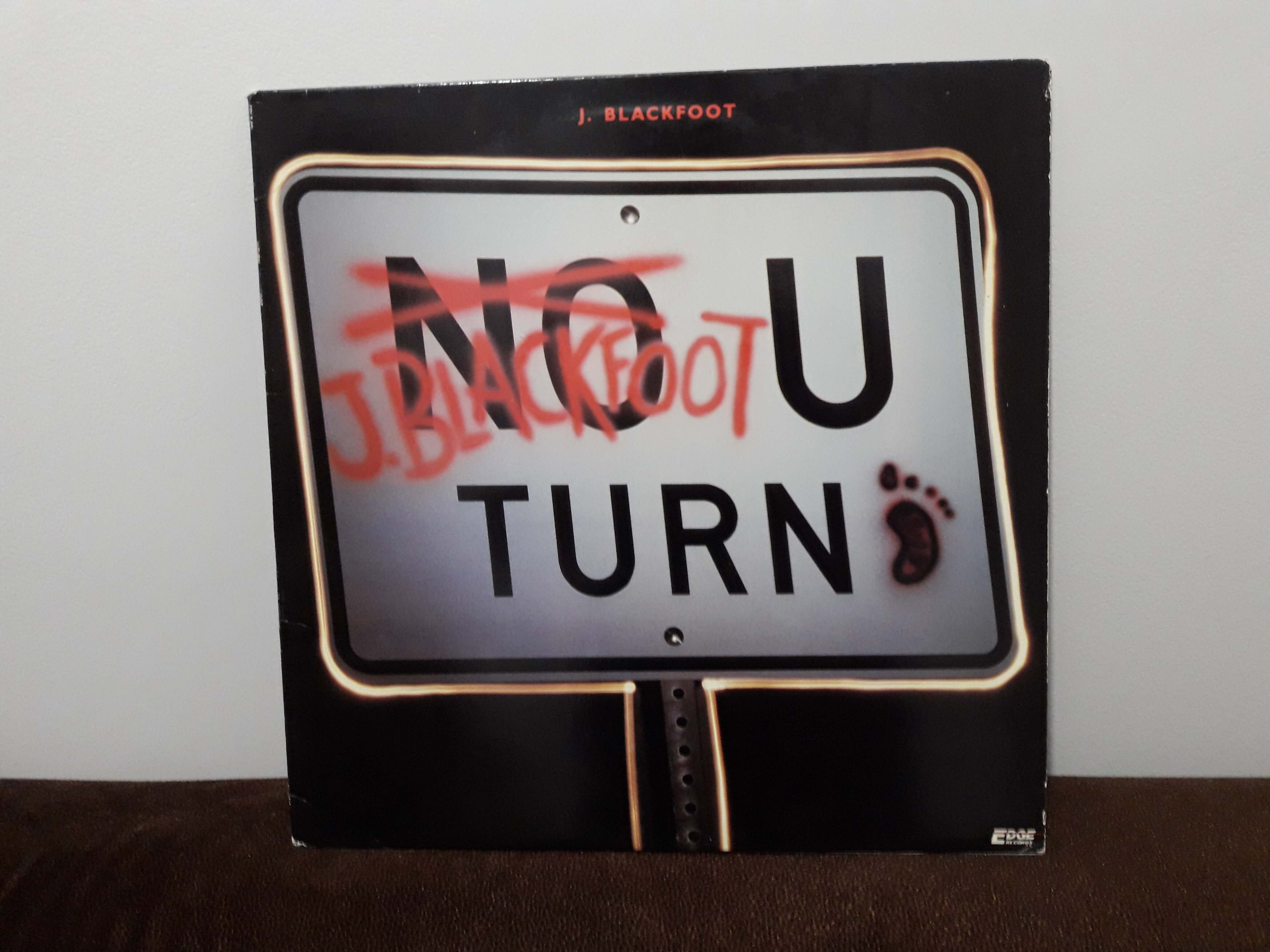 J.Blackfoot - no u turn - 1988 - edge record -capa