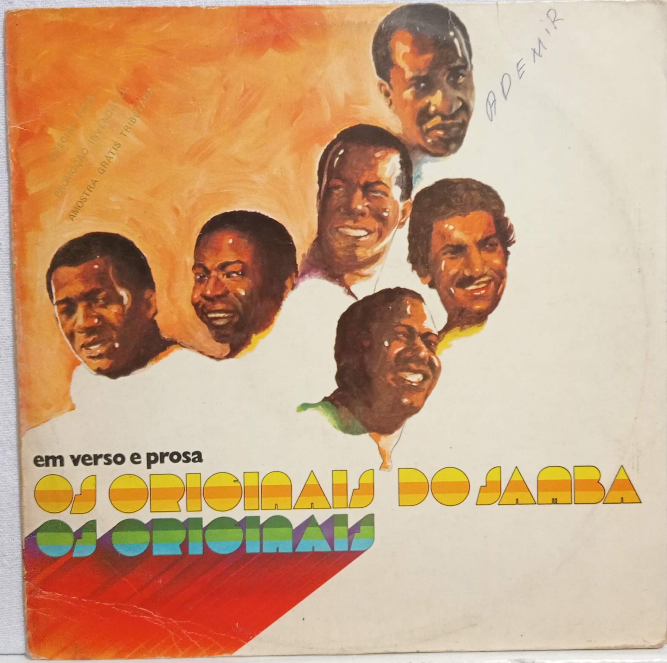 OS ORIGINAIS DO SAMBA - VERSO E PROSA - 1976 - RCA VICTOR - D Vinil ...